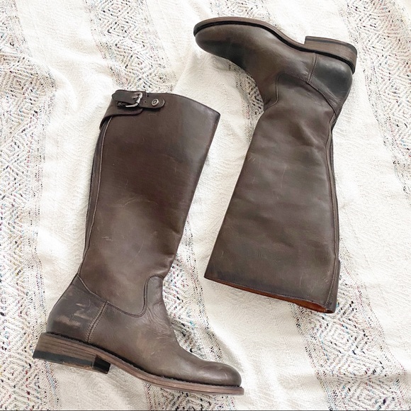 New Frye Jayden Buckle Back Zip Boots - Picture 3 of 7